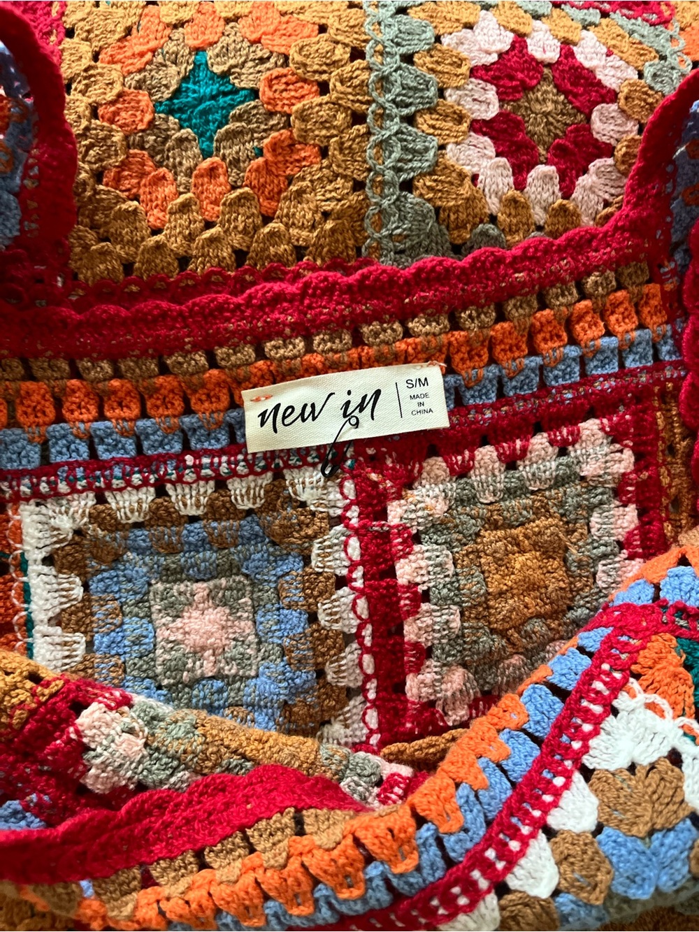 New In Crochet Multi-Color Dress - Picture 5 of 5